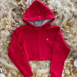 Champion cropped hoodie